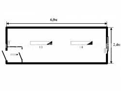 Блок-контейнер 6м жилой для строительных объектов в Петровске